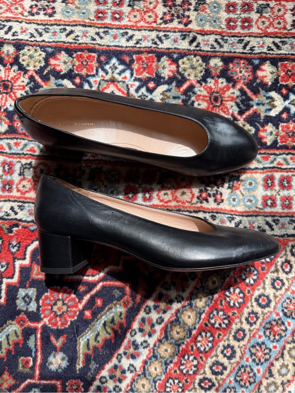 Mansur Gavriel | Black Leather Heel | Cosmetic Damage | NWOT